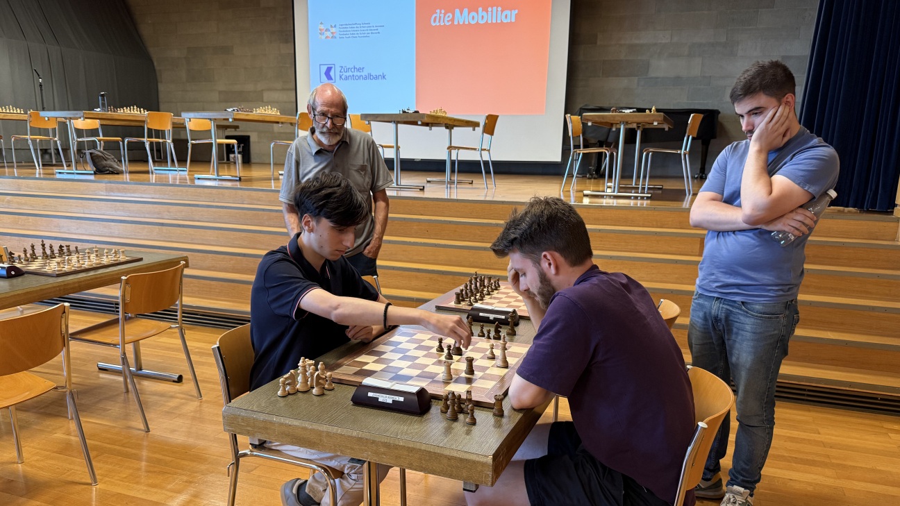 Emanuel beim Endspiel